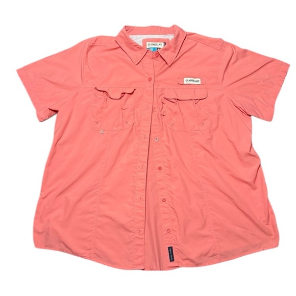 Magellan Outdoors Tops - Magellan Outdoors Women’s Coral Button Down Shirt